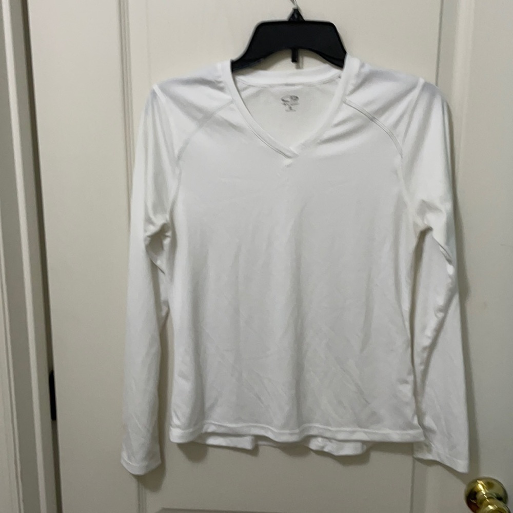 White champion wicking material.  size small.